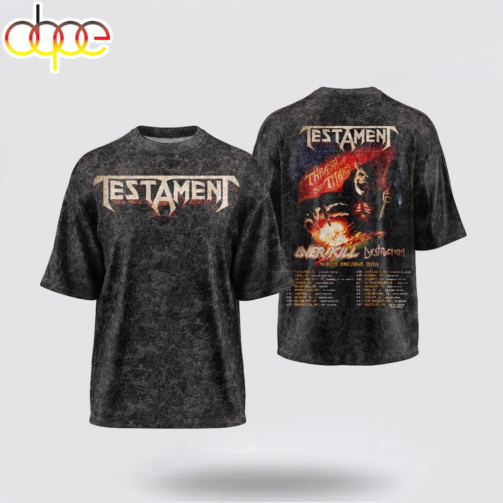 North America 2026 Schedule Tour 3D T-Shirt