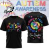 Philadelphia Eagles NFL Autism Awareness Teacher 3D Shirt