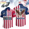 Philadelphia Eagles NFL Liberty Eagle Patriotic Hawaiian Shirt