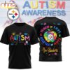 Pittsburgh Steelers NFL Autism Awareness Teacher 3D Shirt