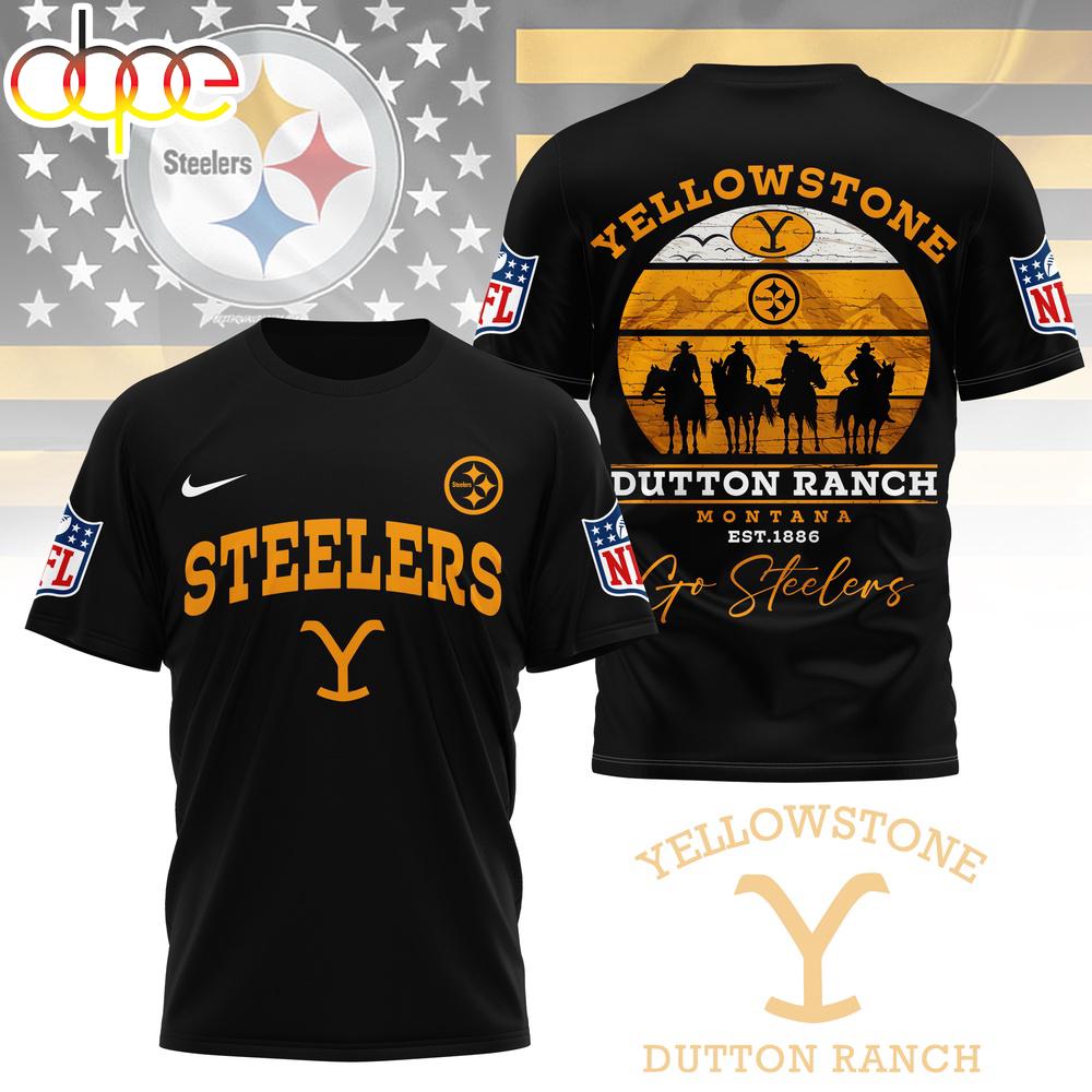Pittsburgh Steelers NFL Yellowstone 3D Shirt For Fans