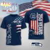 Seattle Seahawks NFL We The People USA 250th Anniversary 3D Shirt For Fans Seattle Seahawks NFL We The People USA 250th Anniversary 3D Shirt For Fans