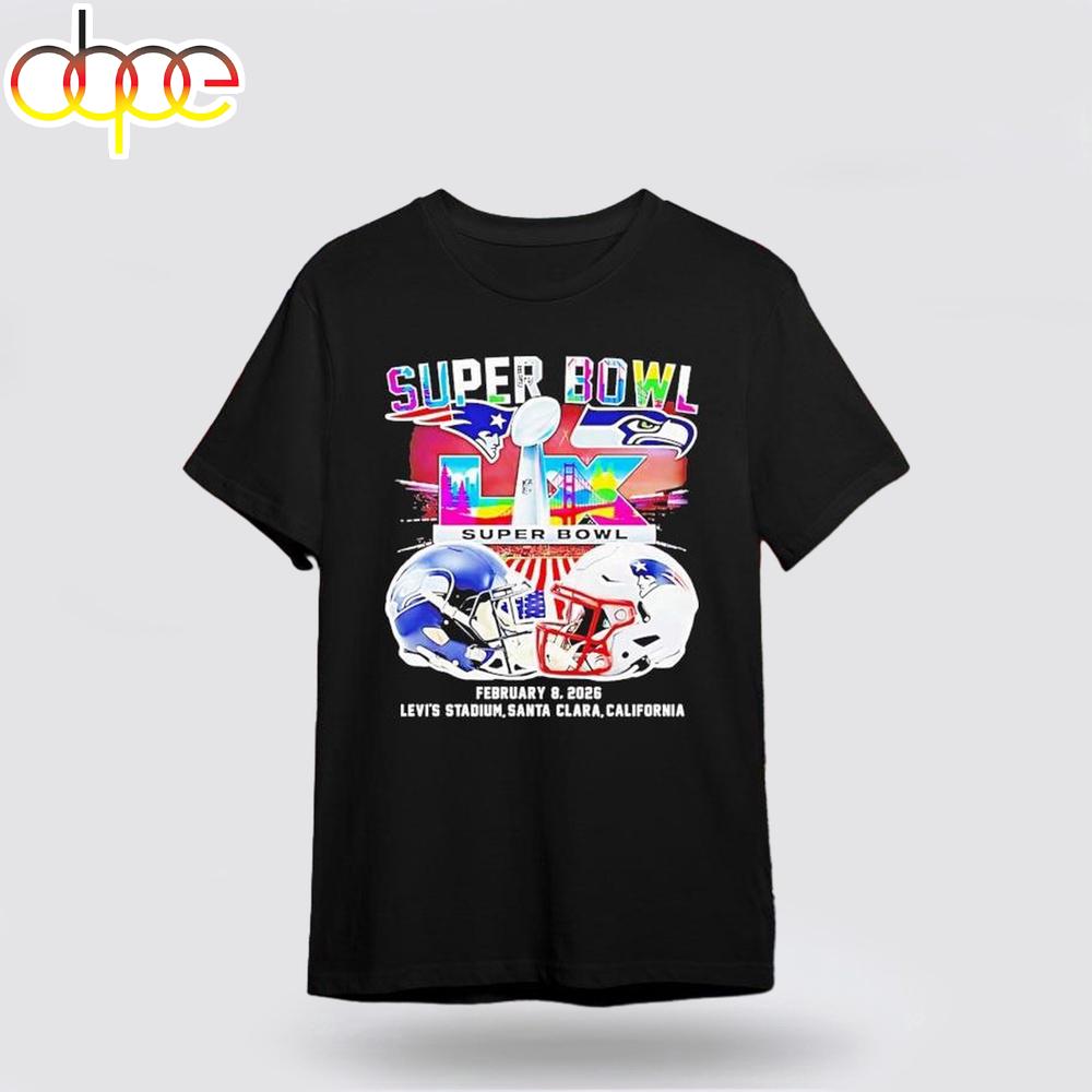Super Bowl February 8 2026 Levis Stadium Santa Clara California Unisex T-Shirt