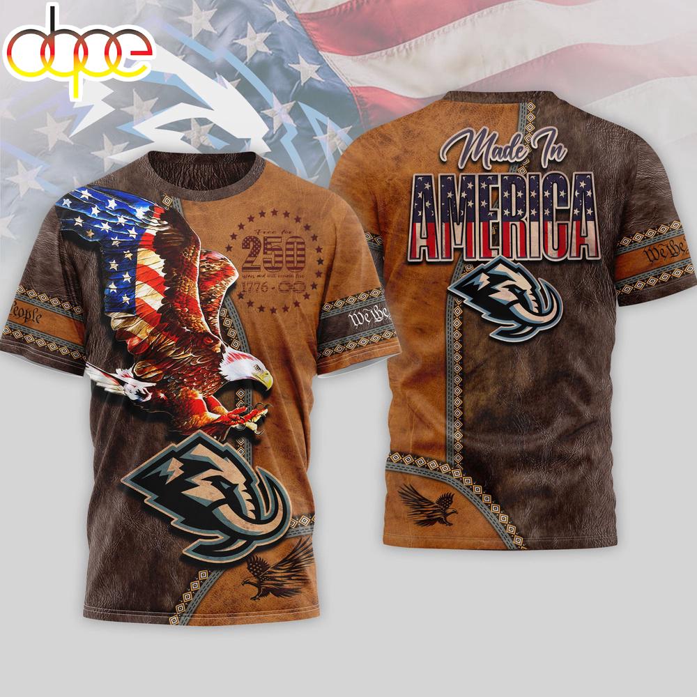 Utah Mammoth NHL Made In America 250 Years of America 3D Shirt