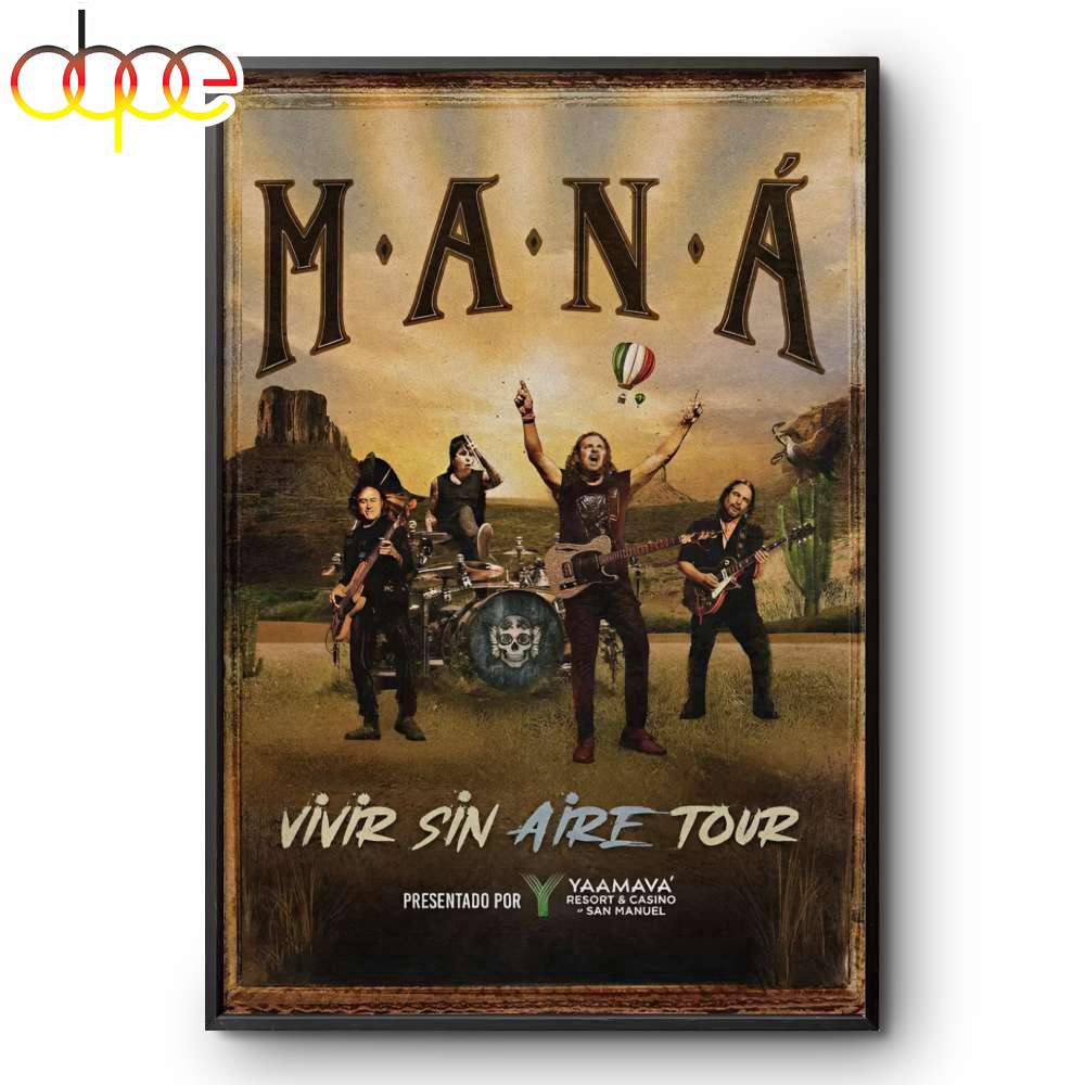 VIVIR SIN AIRE TOUR 2026- Poster Canvas