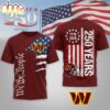 Washington Commanders NFL We The People USA 250th Anniversary 3D Shirt For Fans Washington Commanders NFL We The People USA 250th Anniversary 3D Shirt For Fans