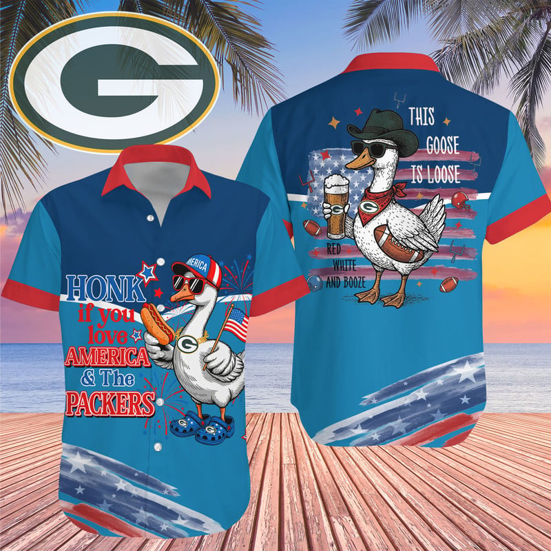 Green Bay Packers NFL Goose Hawaiian Shirt