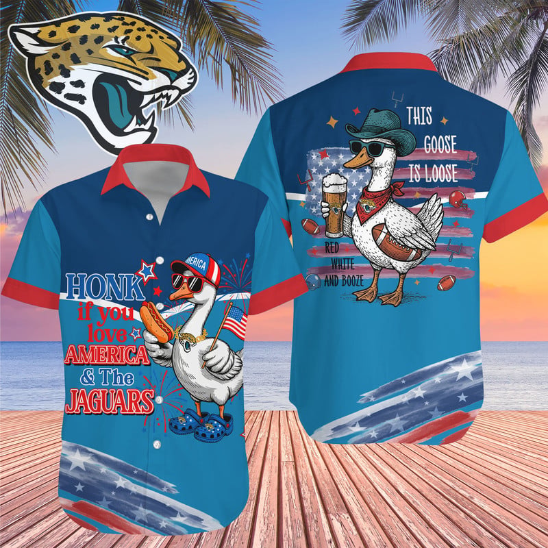 Jacksonville Jaguars NFL Goose Hawaiian Shirt