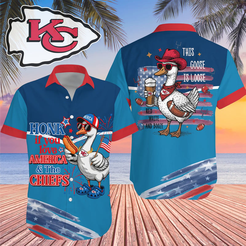 Kansas City Chiefs NFL Goose Hawaiian Shirt