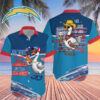 Los Angeles Chargers NFL Goose Hawaiian Shirt Los Angeles Chargers NFL Goose Hawaiian Shirt