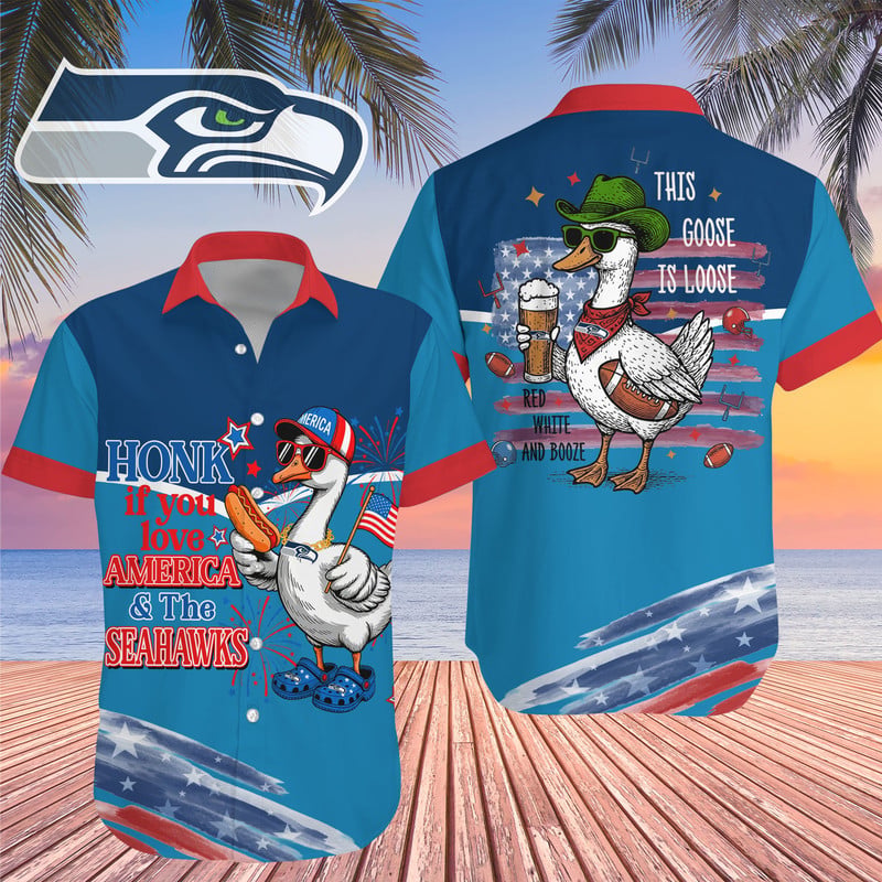 Seattle Seahawks NFL Goose Hawaiian Shirt