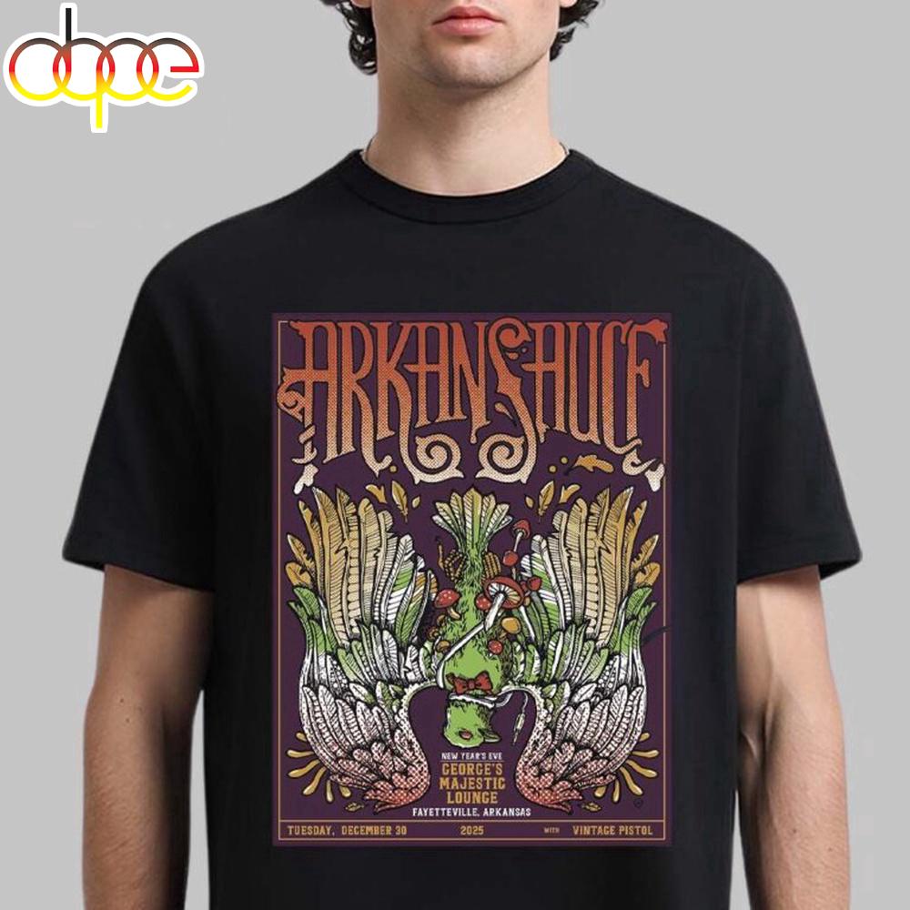 Arkansauce Fayetteville Arkansas 2025 Night 1 Unisex T-Shirt