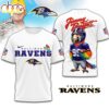 Baltimore Ravens NFL Jimmy Buffett 3D T-Shirt