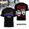Baltimore Ravens NFL Motley Crue 3D T-Shirt Baltimore Ravens NFL Motley Crue 3D T-Shirt
