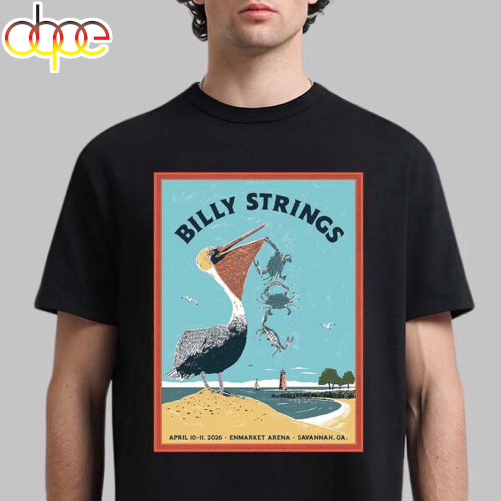 Billy Strings Savannah Georgia 2026 Dual Night Unisex T-Shirt