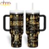 Custom Name Baltimore Ravens NFL Holiday Gold Tumbler 40oz Custom Name Baltimore Ravens NFL Holiday Gold Tumbler 40oz
