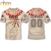 Custom Name Number 49ers Native American Heritage 3D T-Shirt Custom Name Number 49ers Native American Heritage 3D T-Shirt