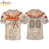 Custom Name Number Bears Native American Heritage 3D T-Shirt Custom Name Number Bears Native American Heritage 3D T-Shirt