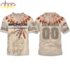 Custom Name Number Broncos Native American Heritage 3D T-Shirt Custom Name Number Broncos Native American Heritage 3D T-Shirt