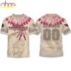 Custom Name Number Cardinals Native American Heritage 3D T-Shirt Custom Name Number Cardinals Native American Heritage 3D T-Shirt