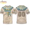 Custom Name Number Chargers Native American Heritage 3D T-Shirt Custom Name Number Chargers Native American Heritage 3D T-Shirt