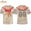 Custom Name Number Chiefs Native American Heritage 3D T-Shirt Custom Name Number Chiefs Native American Heritage 3D T-Shirt