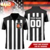 Custom Name Number Cleveland Browns NFL Referees 3D Polo Shirt