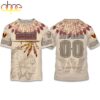 Custom Name Number Commanders Native American Heritage 3D T-Shirt Custom Name Number Commanders Native American Heritage 3D T-Shirt