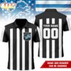 Custom Name Number Detroit Lions NFL Referees 3D Polo Shirt