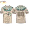 Custom Name Number Dolphins Native American Heritage 3D T-Shirt Custom Name Number Dolphins Native American Heritage 3D T-Shirt