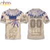 Custom Name Number Giants Native American Heritage 3D T-Shirt