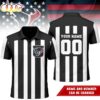 Custom Name Number Houston Texans NFL Referees 3D Polo Shirt
