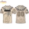 Custom Name Number Raiders Native American Heritage 3D T-Shirt Custom Name Number Raiders Native American Heritage 3D T-Shirt