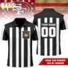 Custom Name Number San Francisco 49ers NFL Referees 3D Polo Shirt