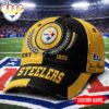 Custom Name Pittsburgh Steelers NFL Split Color New Era Baseball Cap Custom Name Pittsburgh Steelers NFL Split Color New Era Baseball Cap