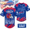 Custom Number Buffalo Bills NFL Crazy Football Baseball Jersey