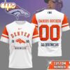 Custom Number Denver Broncos NFL Darius Rucker Fan 3D T-Shirt For Fans