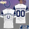 Custom Number Indianapolis Colts NFL Darius Rucker Fan 3D T-Shirt For Fans
