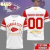 Custom Number Kansas City Chiefs NFL Darius Rucker Fan 3D T-Shirt For Fans
