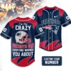 Custom Number New England Patriots NFL Crazy Football Baseball Jersey Custom Number New England Patriots NFL Crazy Football Baseball Jersey