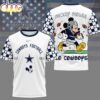 Dallas Cowboys NFL Mickey Football 3D T-Shirt For Fans