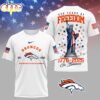 Denver Broncos NFL 250 Years of American Freedom 3D T-Shirt