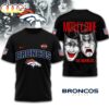 Denver Broncos NFL Motley Crue 3D T-Shirt Denver Broncos NFL Motley Crue 3D T-Shirt