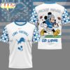 Detroit Lions NFL Mickey Football 3D T-Shirt For Fans
