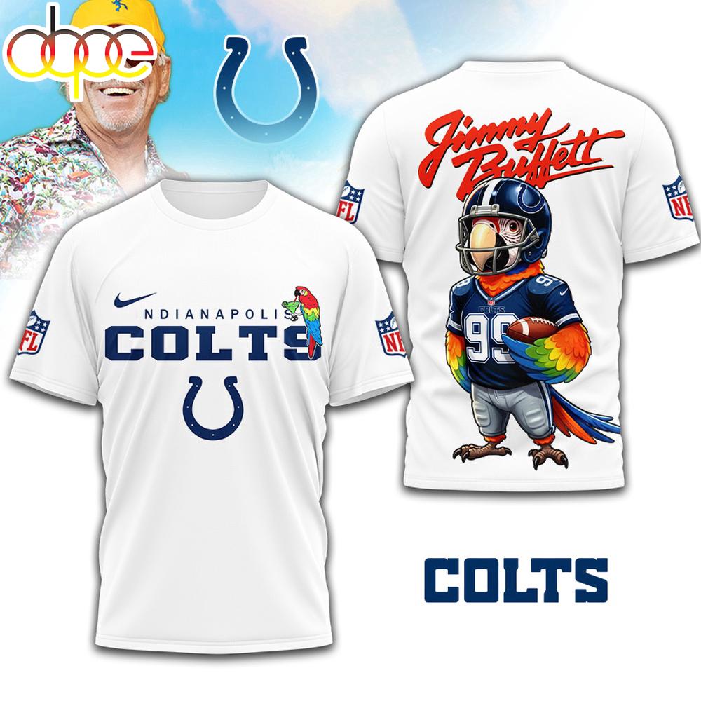 Indianapolis Colts NFL Jimmy Buffett 3D T-Shirt