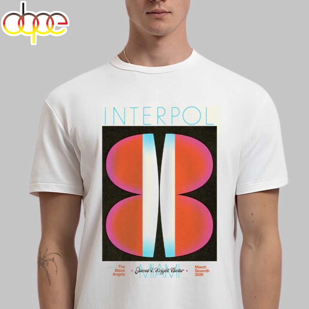 Interpol Miami Florida 2026 Unisex T-Shirt