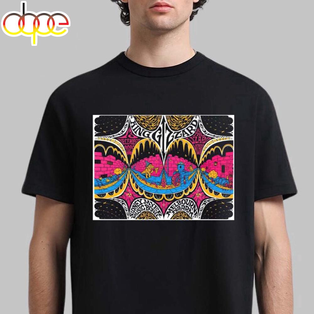 King Gizzard And The Lizard Wizard Naarm Melbourne Night 2 Unisex T-Shirt