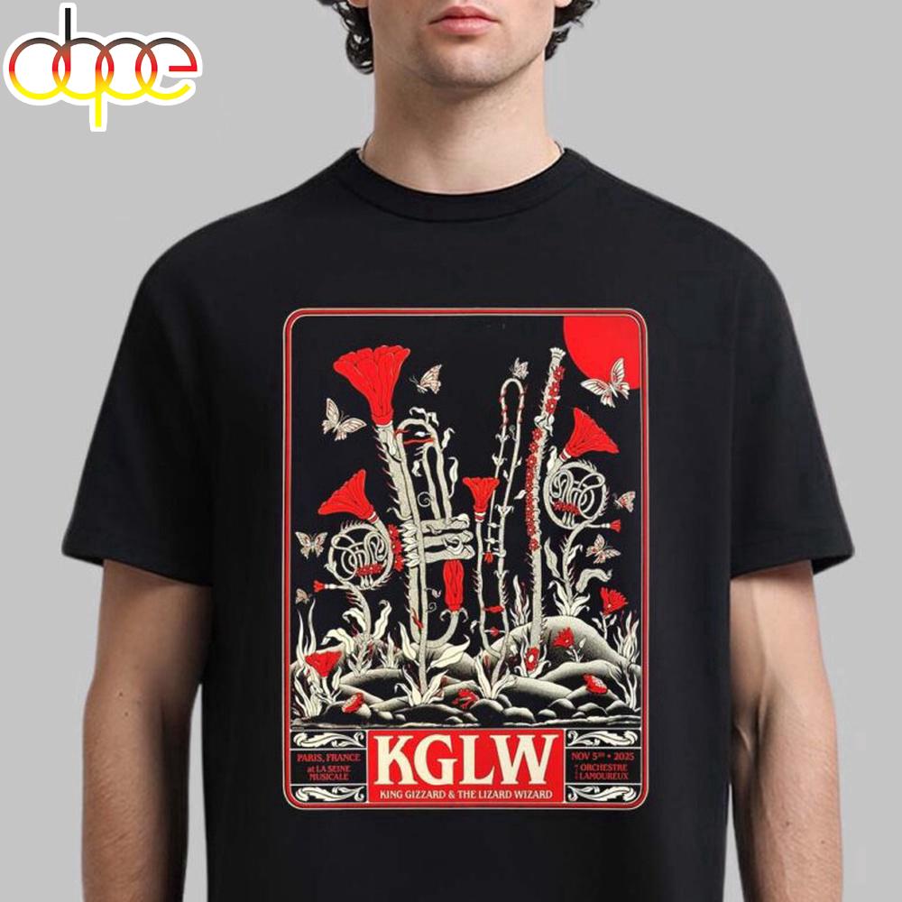 King Gizzard And the Lizard Wizard Paris France Unisex T-Shirt