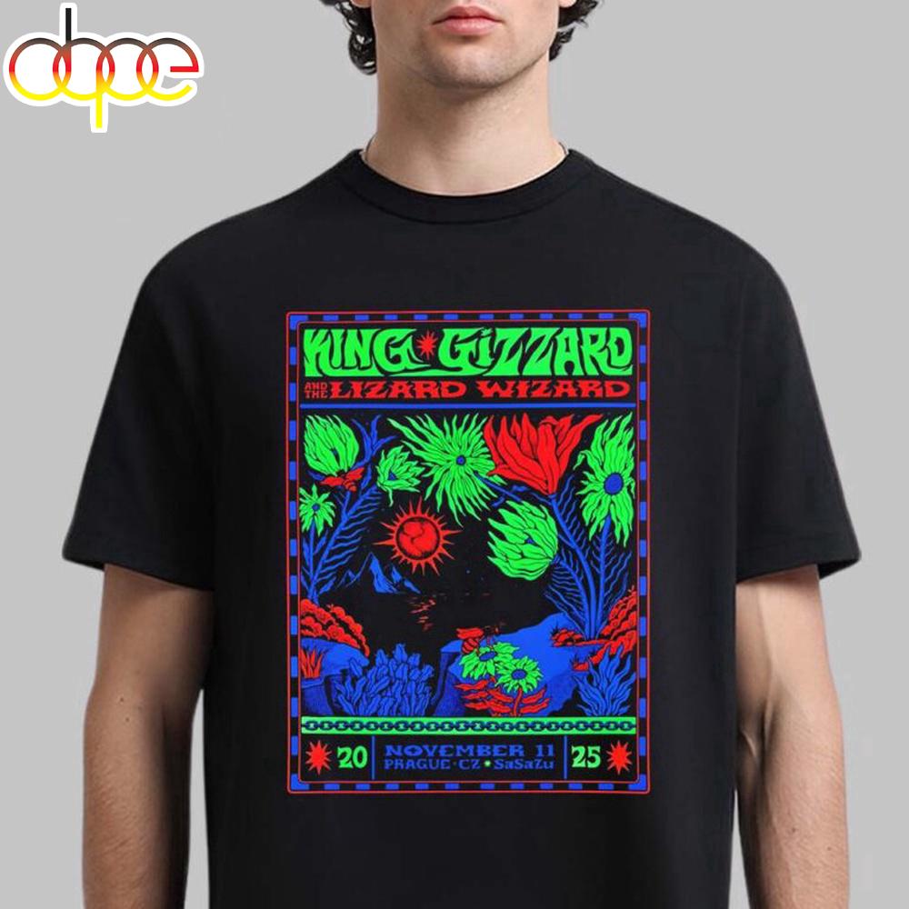King Gizzard And The Lizard Wizard Prague Czech Republic Unisex T-Shirt