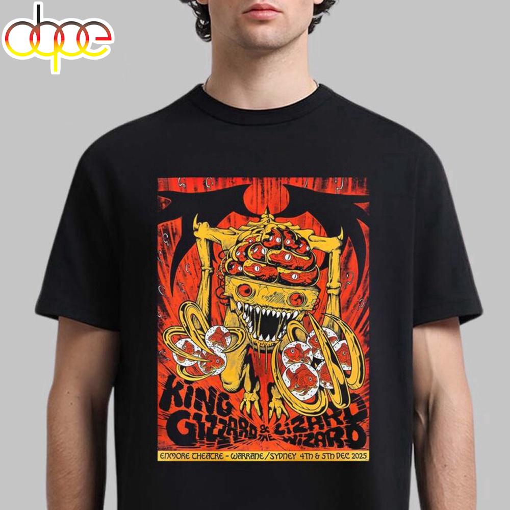 King Gizzard And The Lizard Wizard Warrane Sydney Unisex T-Shirt King Gizzard And The Lizard Wizard Warrane Sydney Unisex T-Shirt